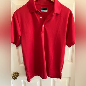 Men’s PGA Tour Red Polo Shirt, Size Small